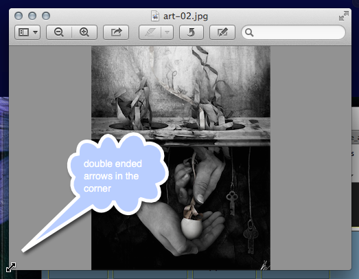 resize a window